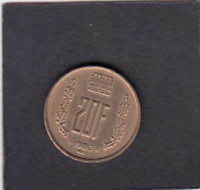 Beschrijving: 20 Franc JEAN  